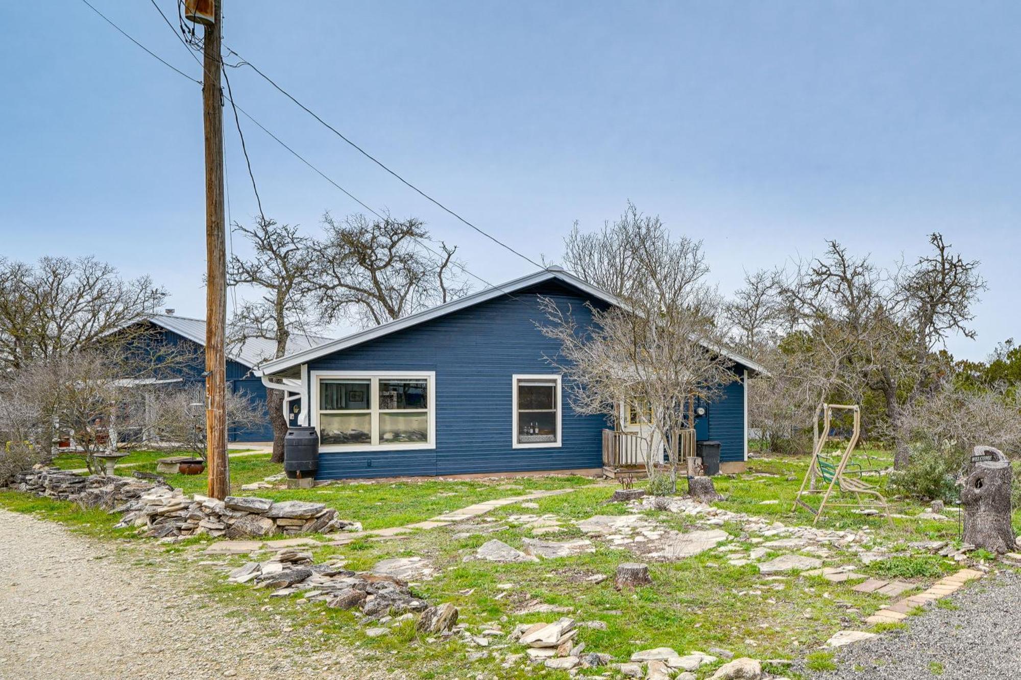 Cozy Kerrville Guest Cottage Near Guadalupe River! 외부 사진