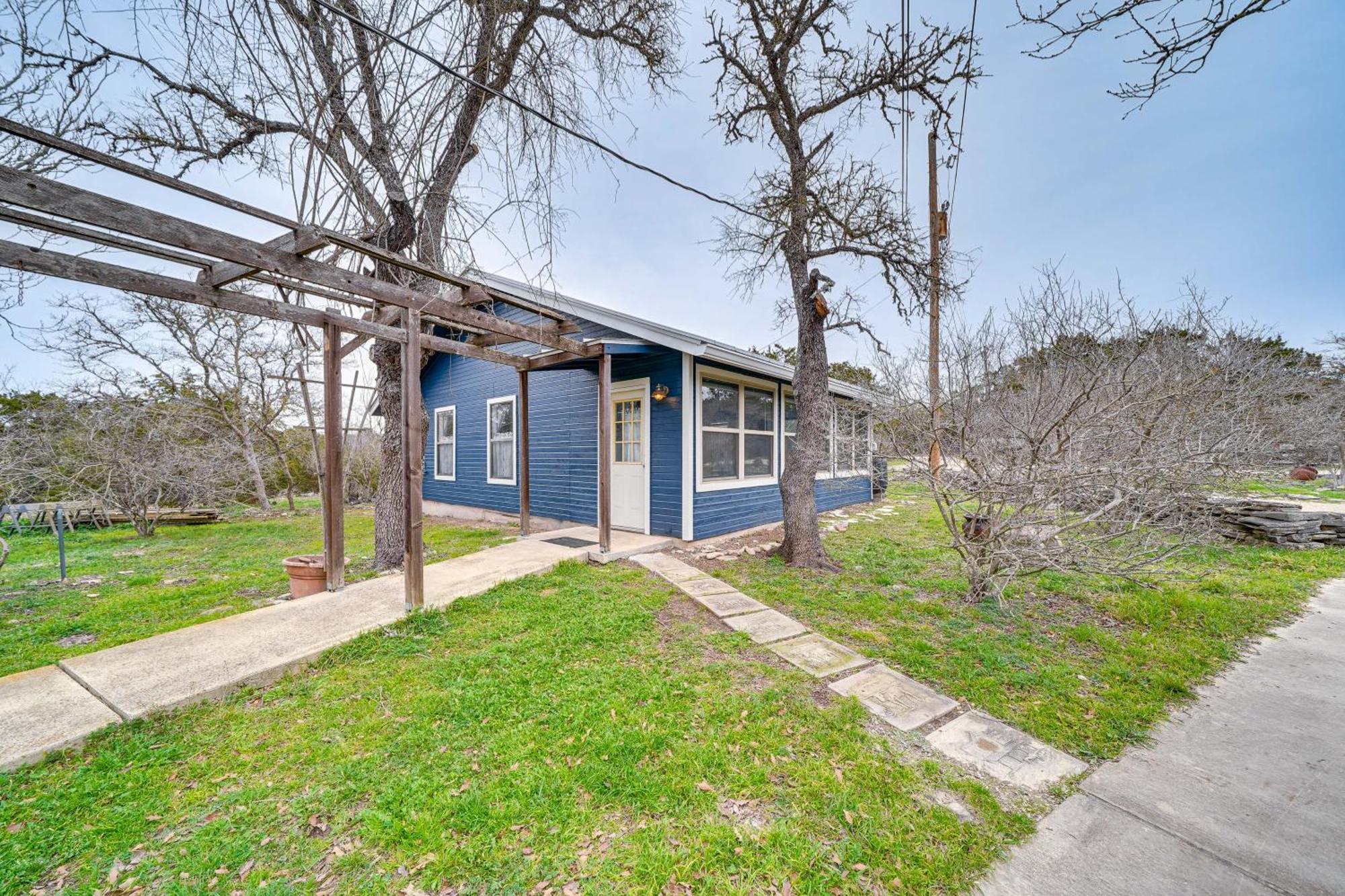 Cozy Kerrville Guest Cottage Near Guadalupe River! 외부 사진